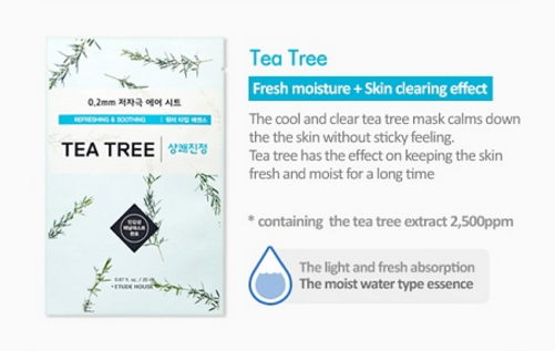[Etude house] 0.2mm Therapy Air Mask #TeaTree